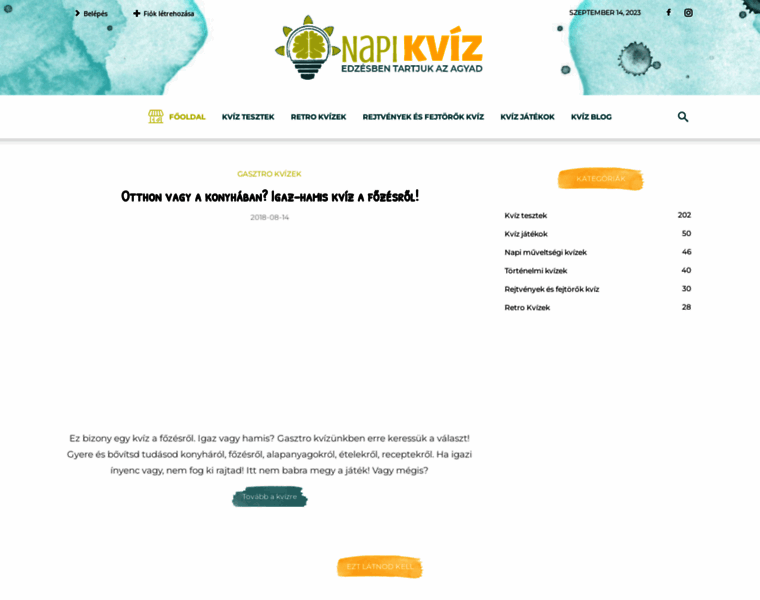 Napi-kviz.hu thumbnail