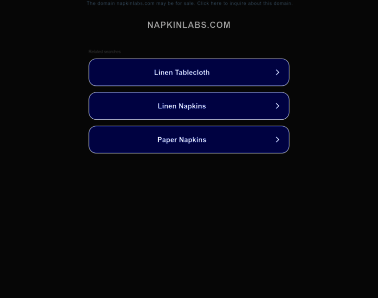 Napkinlabs.com thumbnail