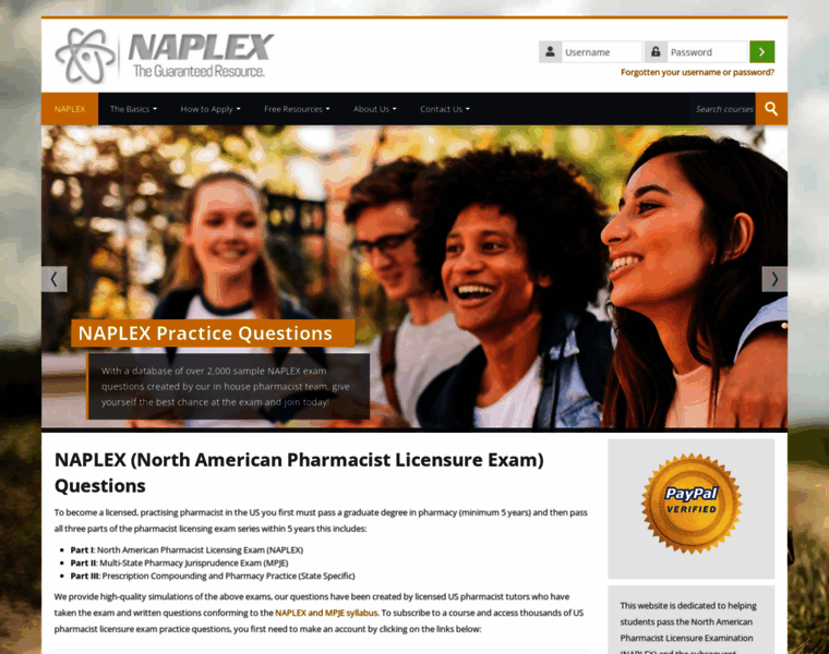 Naplexexam.com thumbnail
