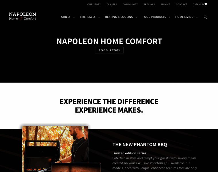 Napoleonhomecomfort.com thumbnail