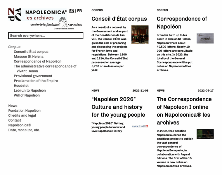 Napoleonica.org thumbnail