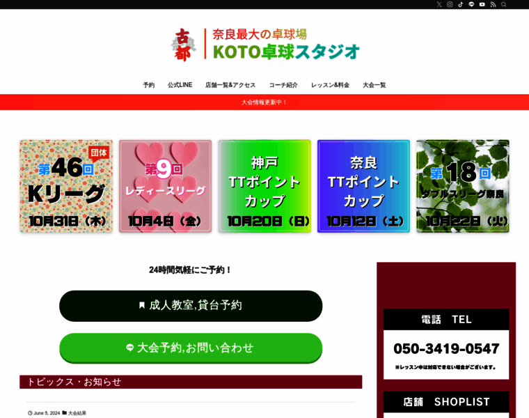 Nara-takkyu-koto.com thumbnail
