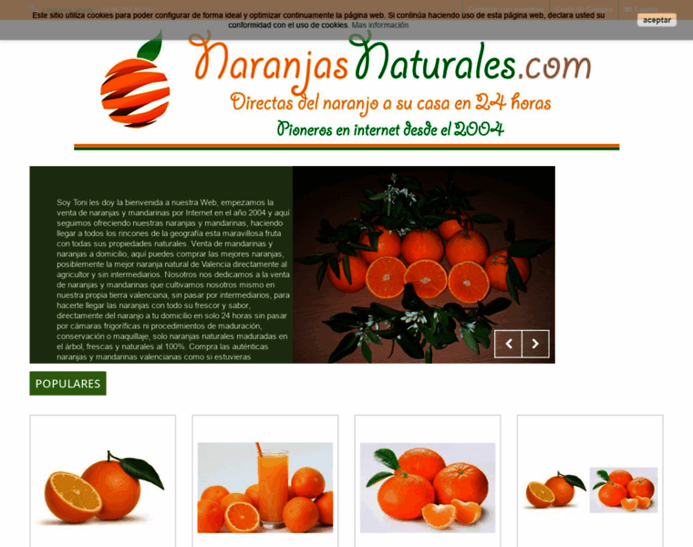 Naranjasnaturales.com thumbnail
