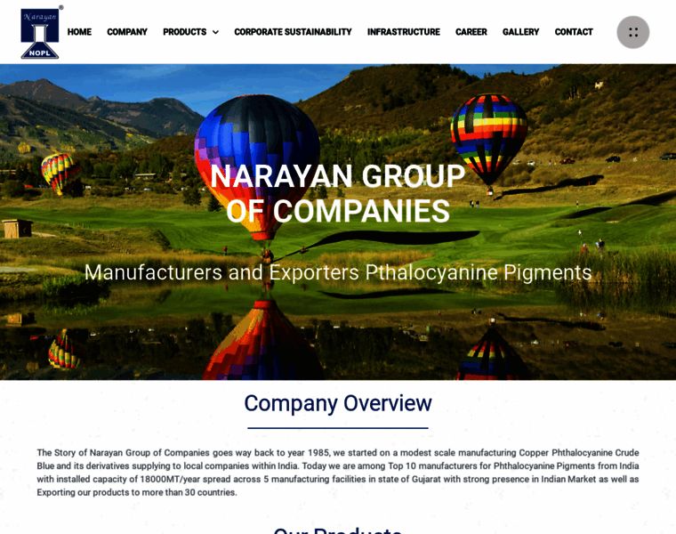 Narayan-pigments.com thumbnail