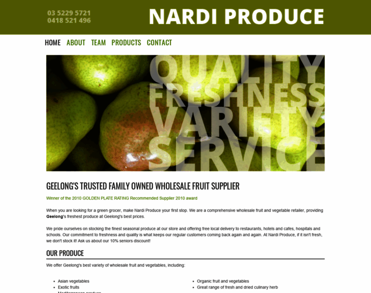 Nardiproduce.com.au thumbnail