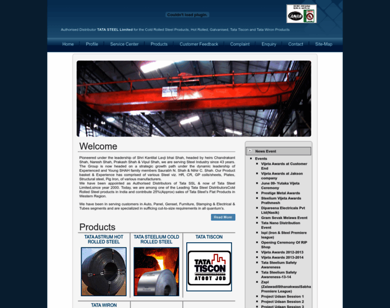 Nareshsteel.com thumbnail