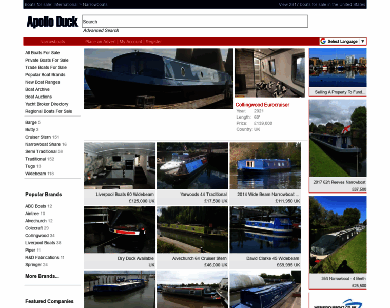 Narrowboats.apolloduck.com thumbnail