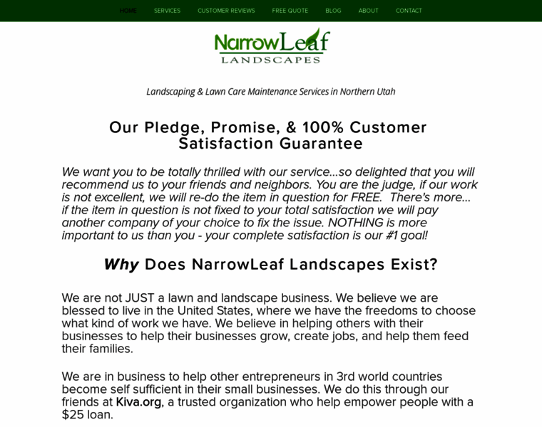 Narrowleaflandscapes.com thumbnail