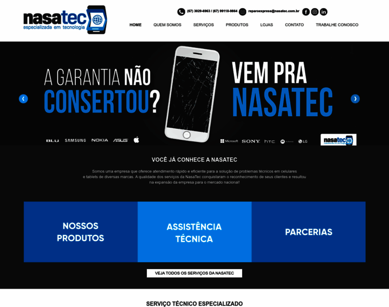 Nasatec.com.br thumbnail