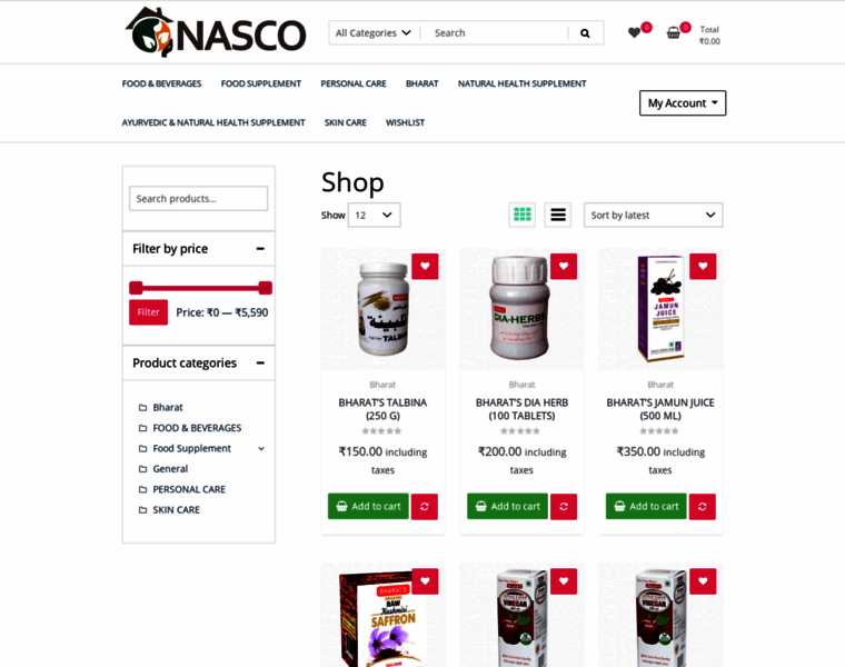 Nasco.co.in thumbnail