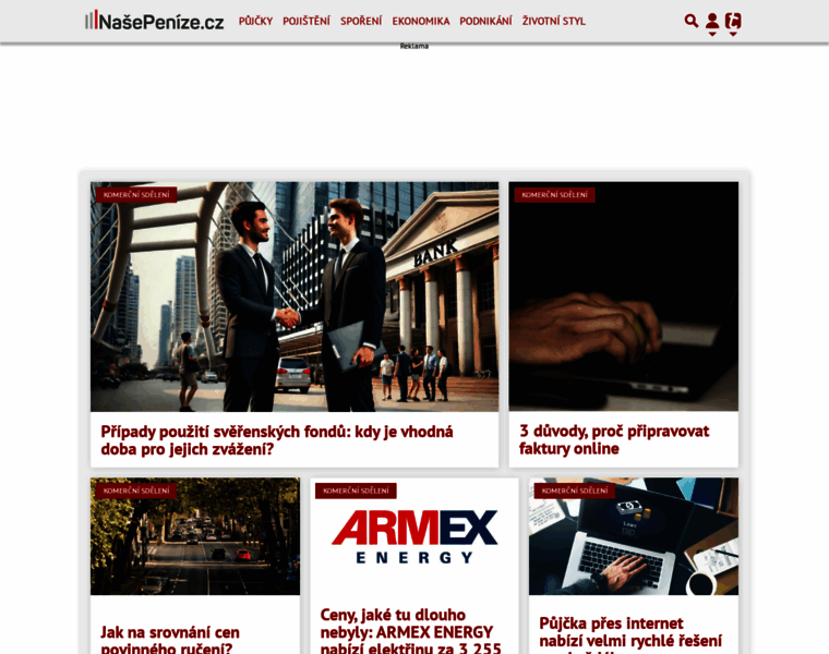 Nasepenize.cz thumbnail Nasepenize.cz thumbnail