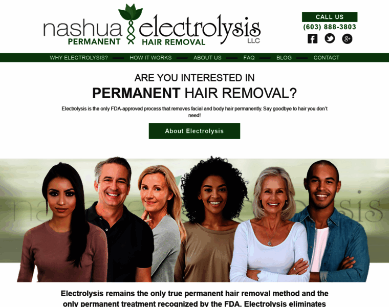 Nashua-electrolysis.com thumbnail