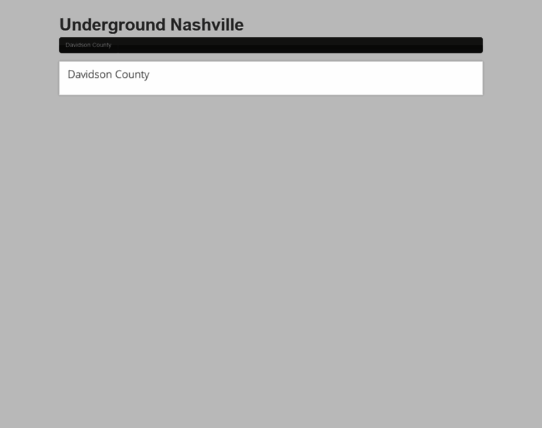 Nashville-underground.com thumbnail