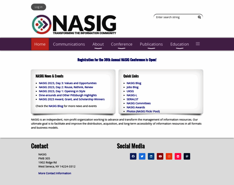 Nasig.org thumbnail