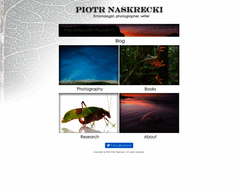 Naskrecki.com thumbnail