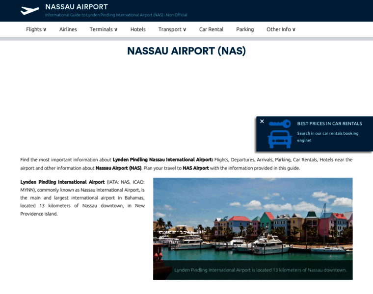 Nassau-airport.com thumbnail