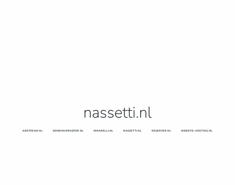 Nassetti.nl thumbnail