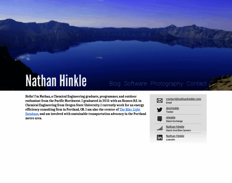 Nathanhinkle.com thumbnail