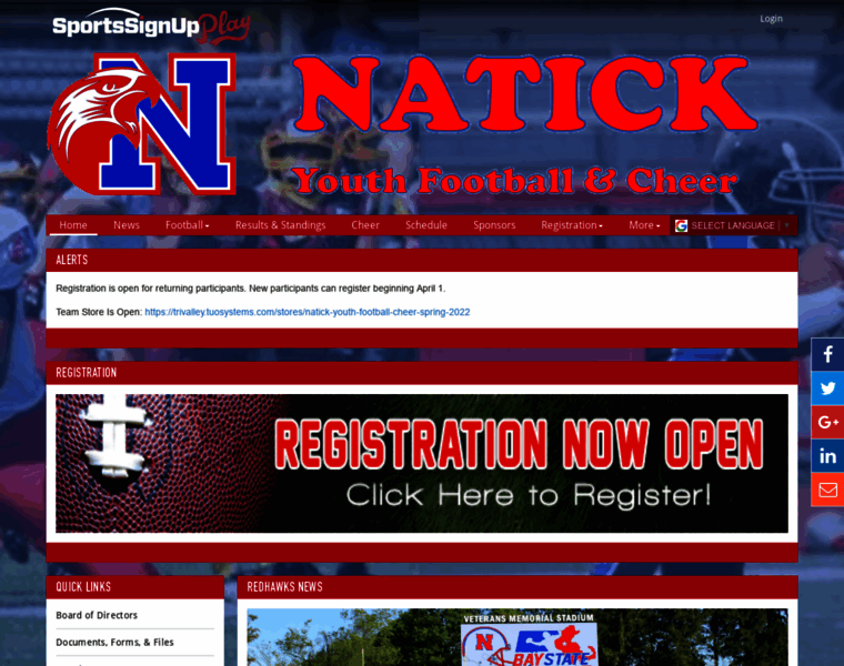 Natickyouthfootball.org thumbnail