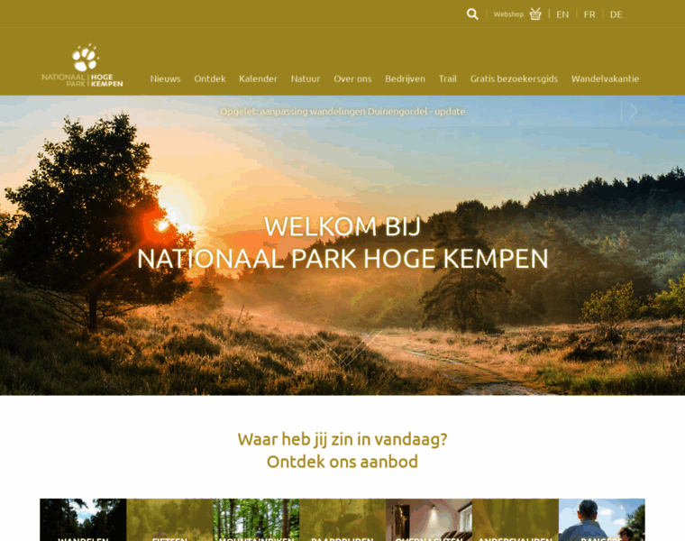 Nationaalparkhogekempen.be thumbnail