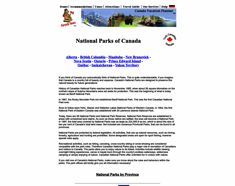 National-parks-canada.com thumbnail