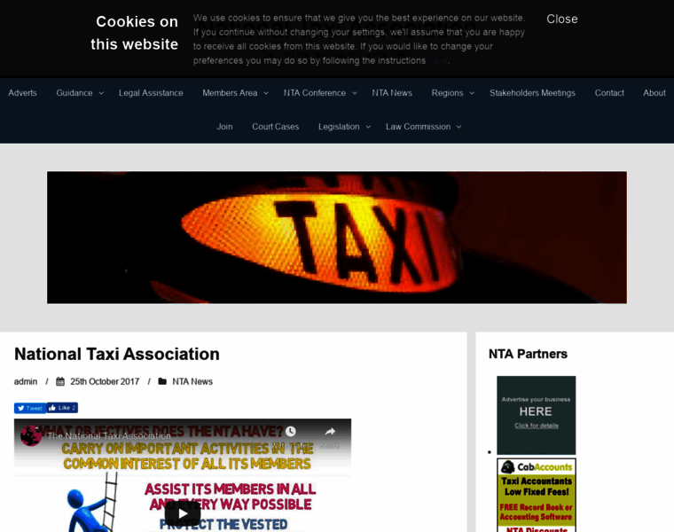 National-taxi-association.co.uk thumbnail