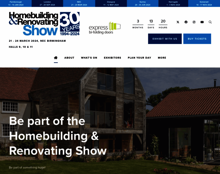 National.homebuildingshow.co.uk thumbnail