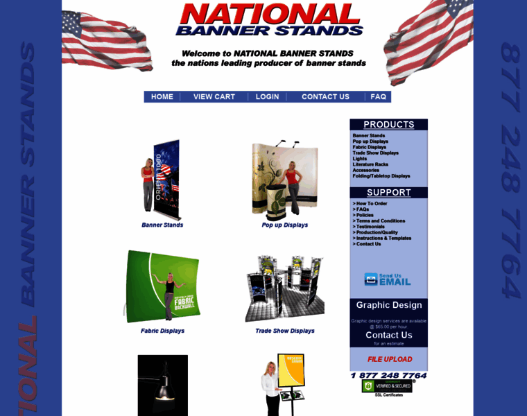 Nationalbannerstands.com thumbnail