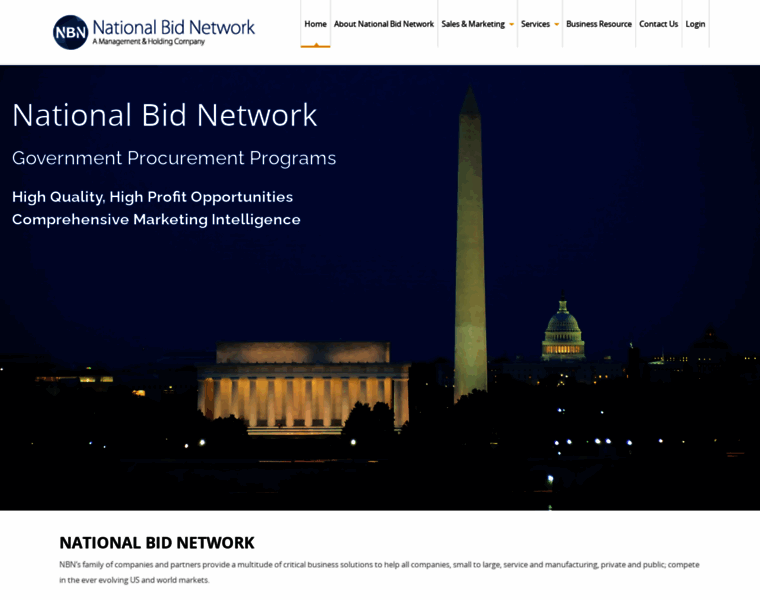 Nationalbidnetwork.com thumbnail