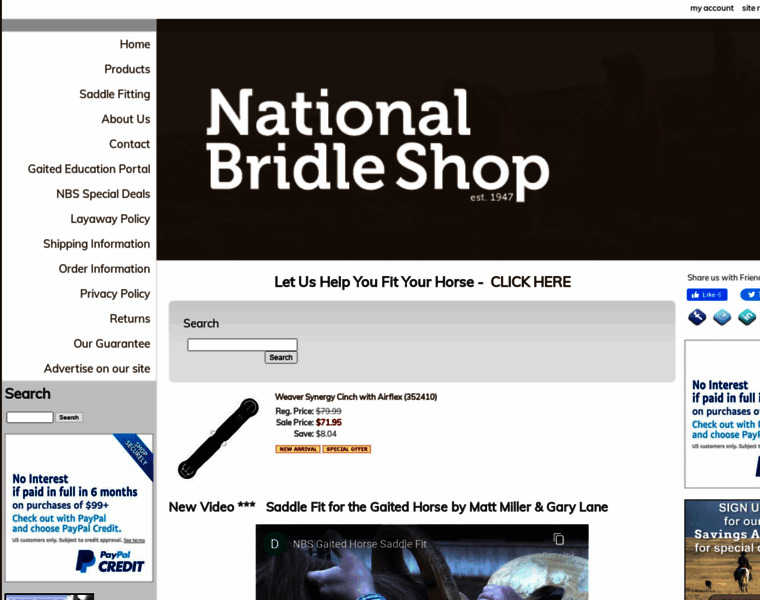Nationalbridle.com thumbnail