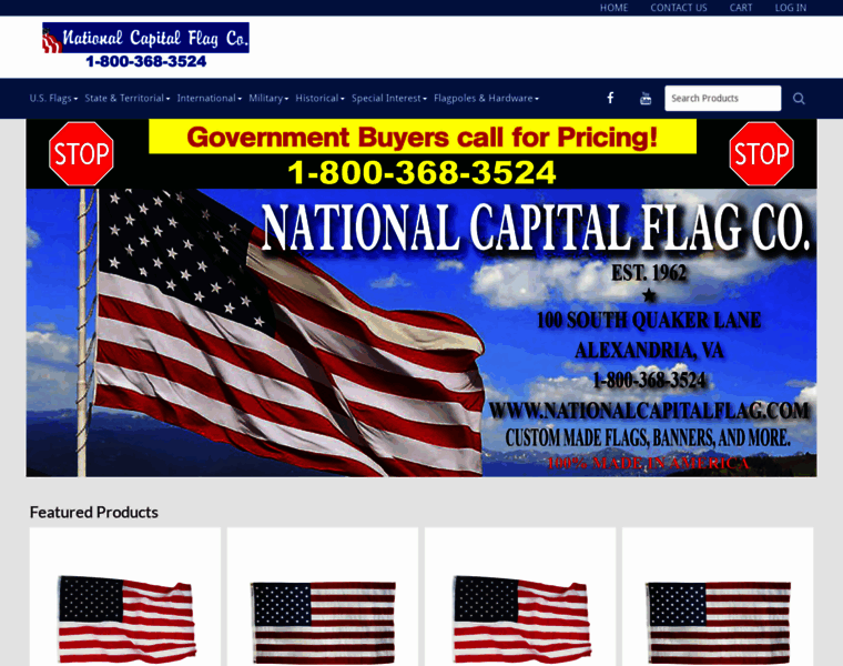 Nationalcapitalflag.com thumbnail