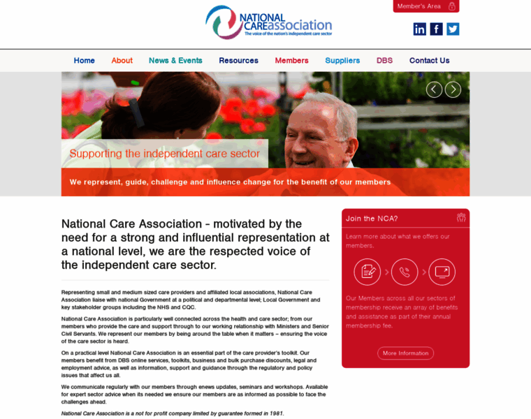 Nationalcareassociation.org.uk thumbnail