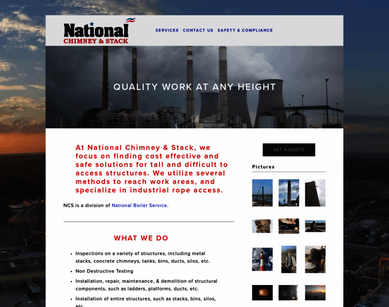 Nationalchimneystack.com thumbnail