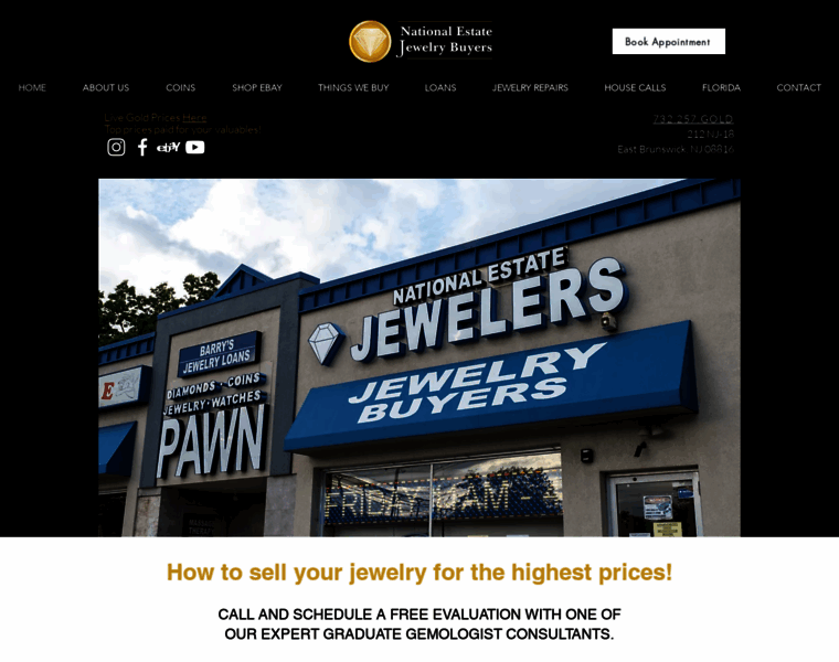 Nationalestatejewelers.com thumbnail