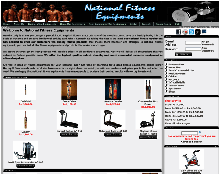 Nationalfitnessequipments.com thumbnail