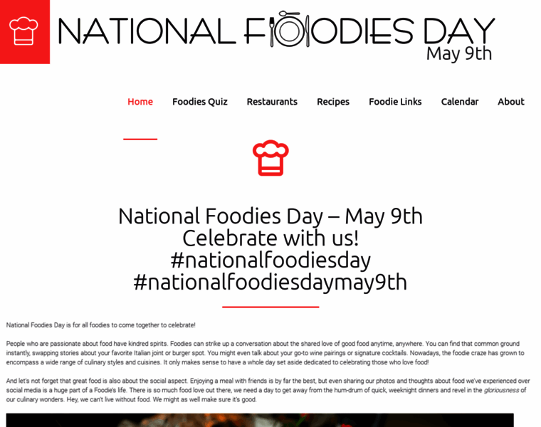 Nationalfoodiesday.com thumbnail