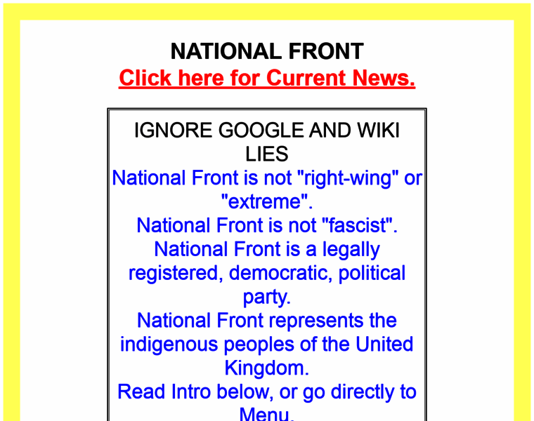 Nationalfront.org thumbnail