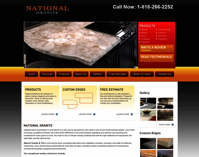 Nationalgranite.net thumbnail