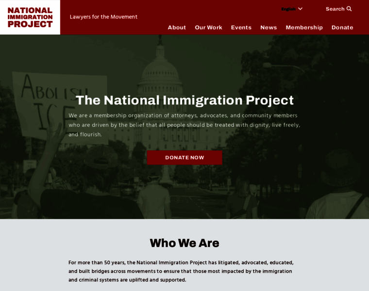Nationalimmigrationproject.org thumbnail