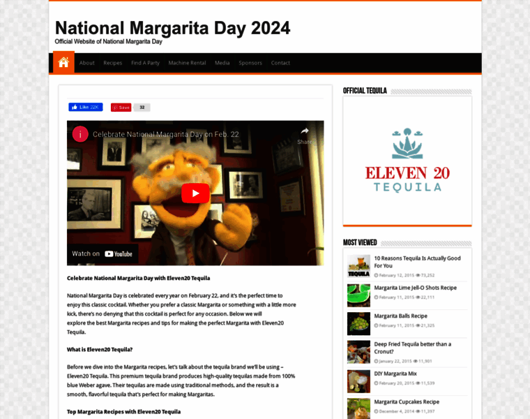 Nationalmargaritaday.com thumbnail