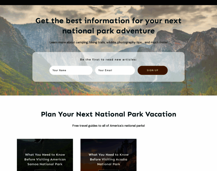 Nationalparktravel.com thumbnail
