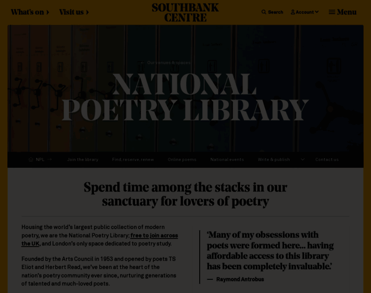 Nationalpoetrylibrary.org.uk thumbnail Nationalpoetrylibrary.org.uk thumbnail