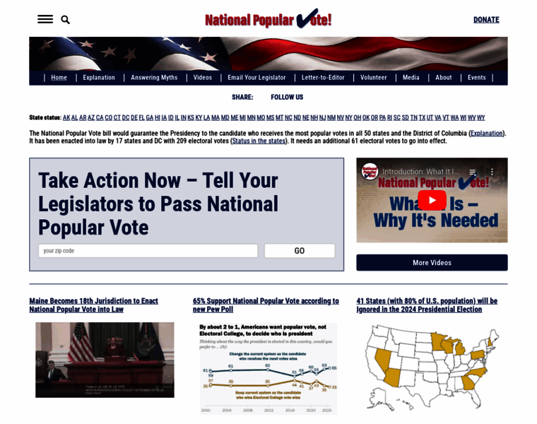 Nationalpopularvote.com thumbnail