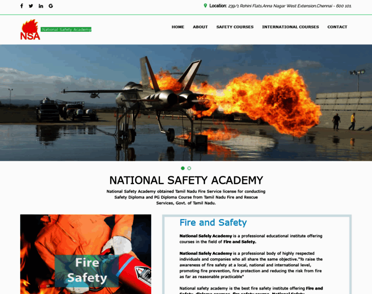 Nationalsafetyacademy.in thumbnail