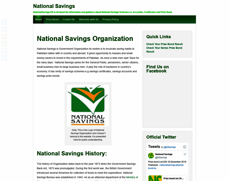 Nationalsavings.pk thumbnail