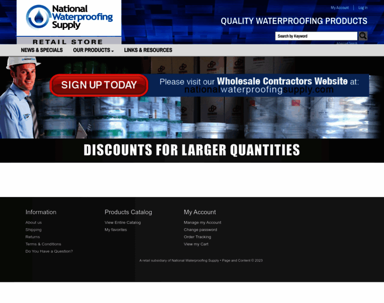 Nationalsealantproducts.com thumbnail