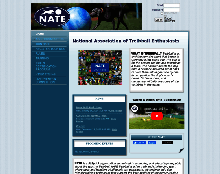 Nationaltreibball.com thumbnail