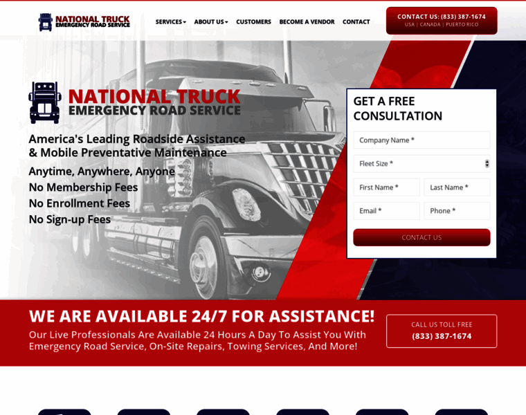 Nationaltruckservice.com thumbnail