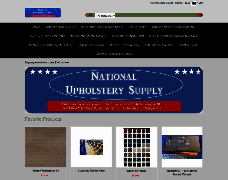 Nationalupholsterysupply.com thumbnail
