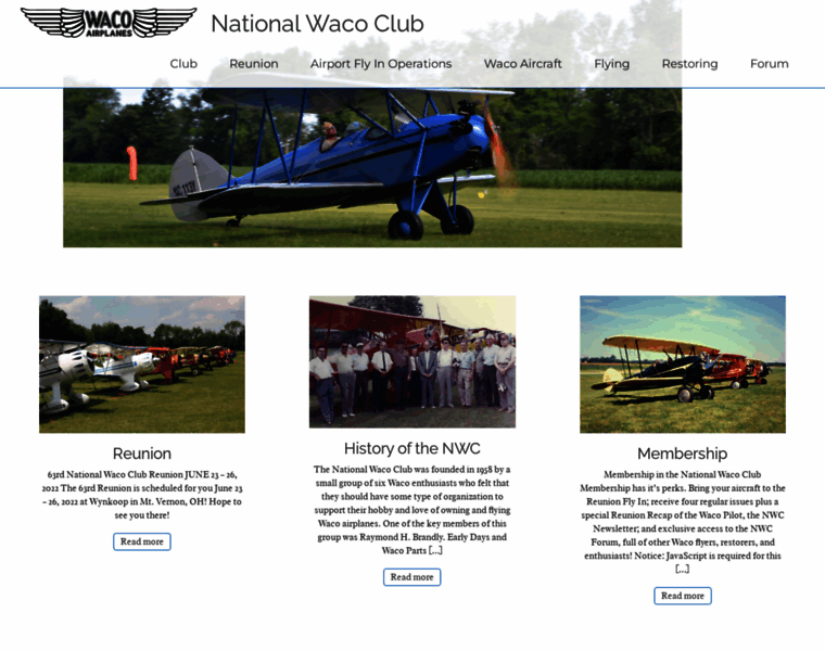 Nationalwacoclub.com thumbnail